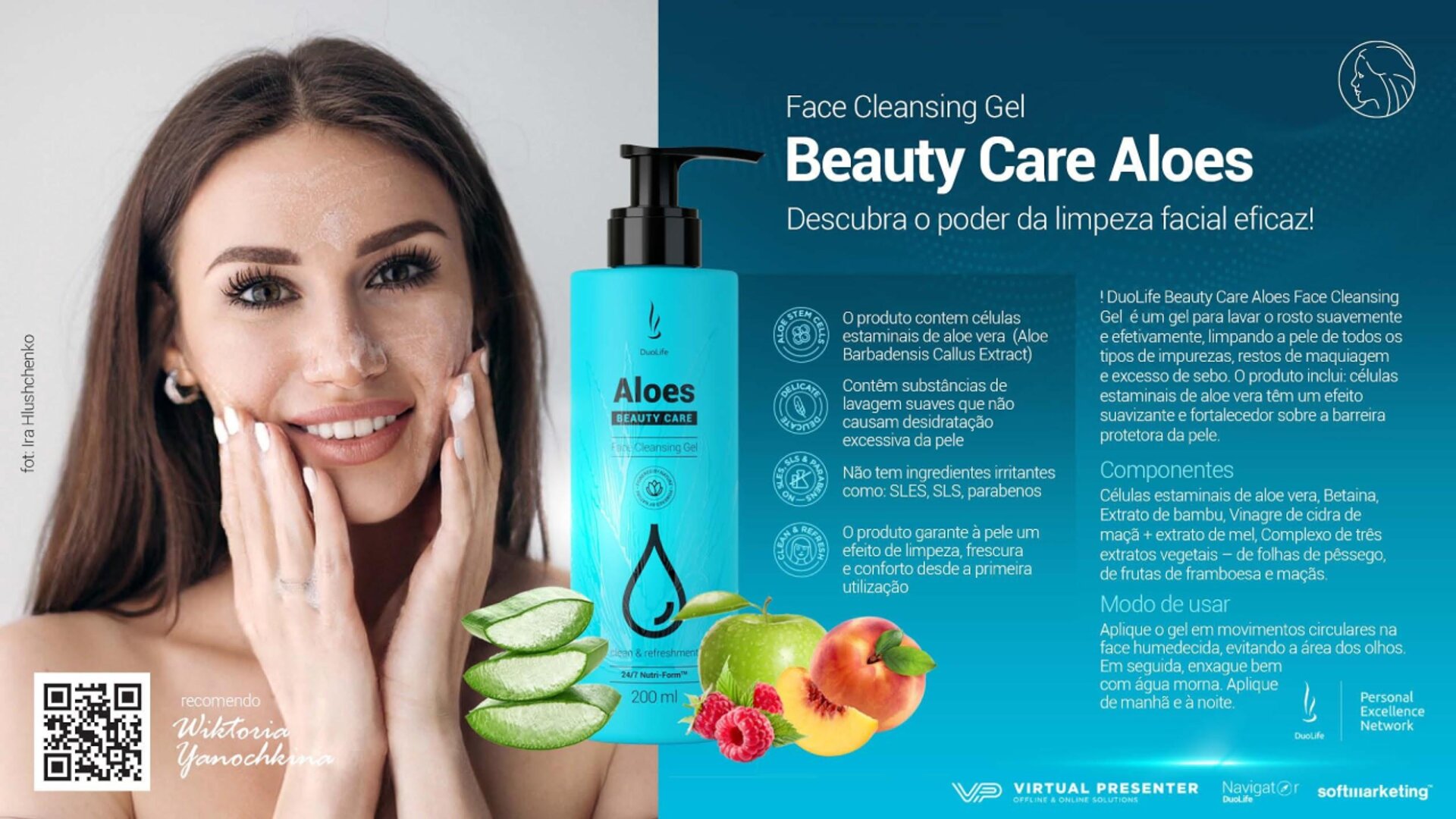 eauty Care Aloes - Face Cleansing Gel